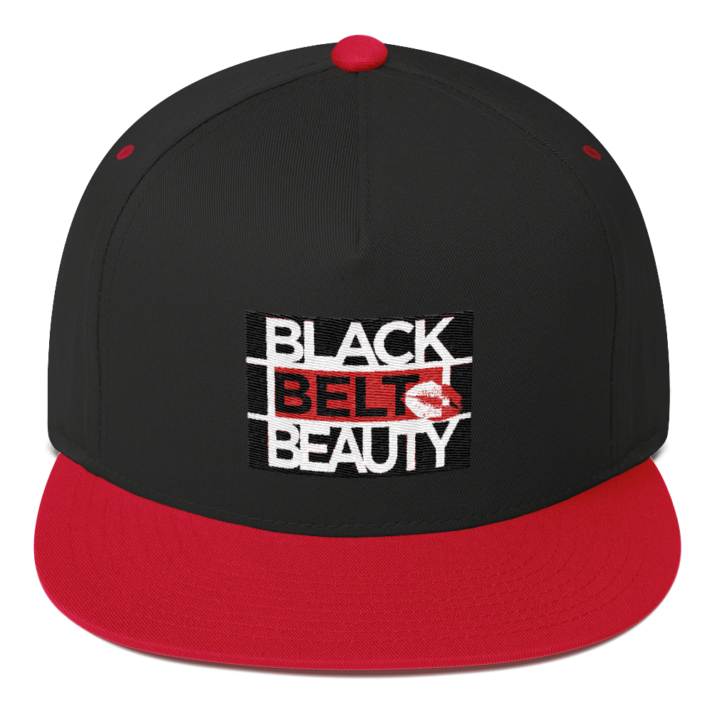 BlackBeltBeauty Flat Bill Cap