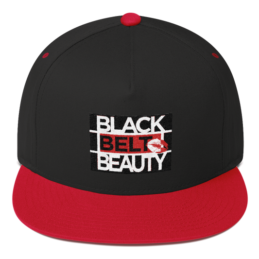 BlackBeltBeauty Flat Bill Cap