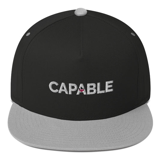 BlackBeltBeauty CAPABLE Flat Bill Cap